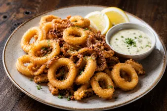 Gefrituurde calamari