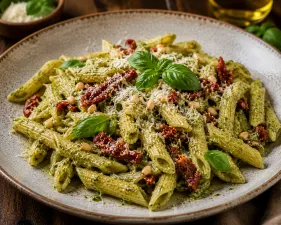 Pasta pesto