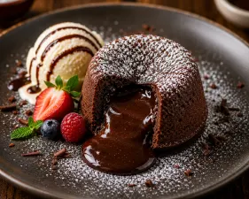 Chocolade lava cake