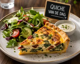 Quiche van de dag